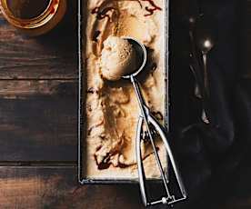 Salted caramel ice cream
