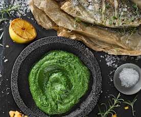 Hedvábné brokolicové pyré