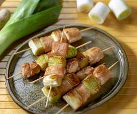 Spiedini di pollo in salsa teriyaki (Yakitori)