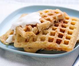 Kartoffelpuffer aus dem Waffeleisen