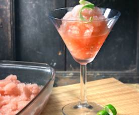 Granita al pompelmo rosa