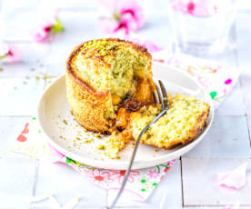 Muffin abricot-pistache