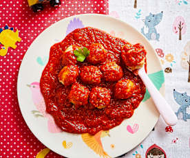 Polpette di tacchino al sugo di pomodoro