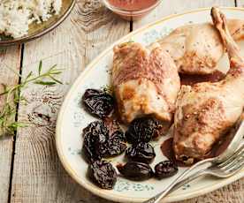 Lapin aux pruneaux