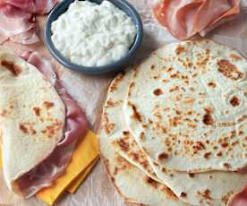 Piadina con esubero di lievito madre