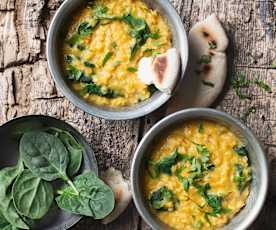 Lentil curry (dahl)