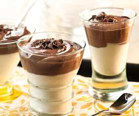 Blanco y negro de requesón