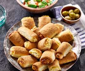 Penjurlije (Hefegebäck mit Schafskäse)