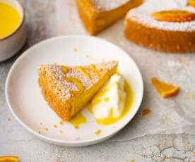 Puszyste ciasto pomarańczowe