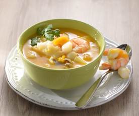 南瓜海鮮豆腐煲