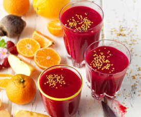 Rote Rüben-Himbeer-Smoothie