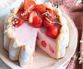 Gâteau roulé à la fraise - Recette adaptée Primevere