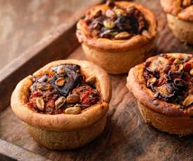 Middle Eastern Aubergine Pies