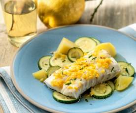 Cod with citrus butter