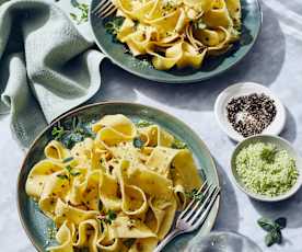 Pappardelle in Pfefferbutter