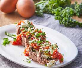 Rollo de carne bajo en sodio