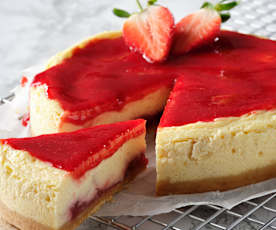 Cheesecake alle fragole con il Varoma