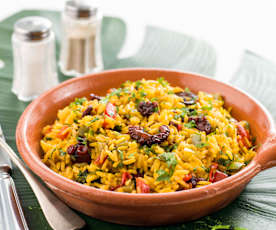 Arroz de polvo à espanhola