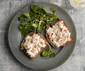 Guinness® Brød med røkt ørret og brønnkarse