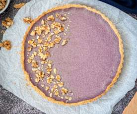 Ube nut pie