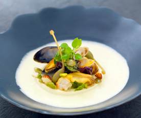 Royale de moules marinières au muscadet - Eric Guérin