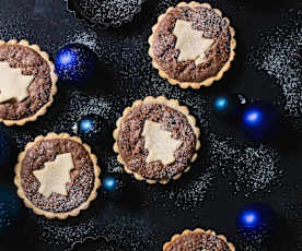 Tartaletas de brownie