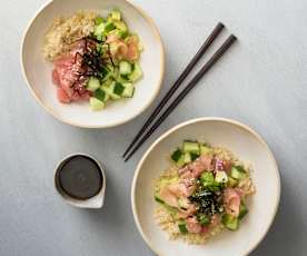 Tuna poke bowl