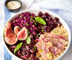 Poke bowl mauve
