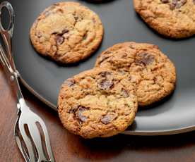 Galletas con chispas de chocolate