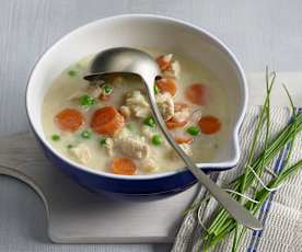 Hühnersuppe (gebunden)