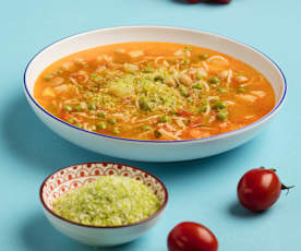 Minestrone mit Kichererbsen