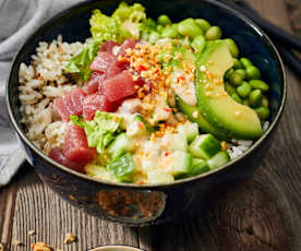 Tuna avocado bowl