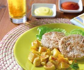 Burger di tacchino, melanzane e ricotta