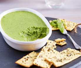 Mousse de cilantro y jalapeño