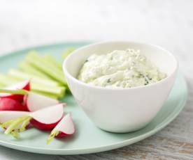 Herb and garlic dip