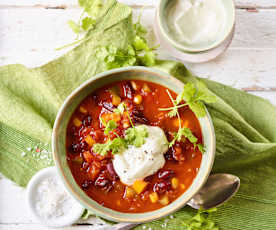 Potée de haricots fumés