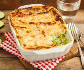 Lasagne chèvre-courgette