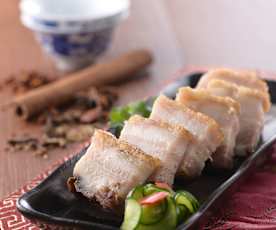 Hong Kong-style roast pork belly