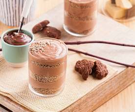 Mousse alla crema di nocciole (per 2 persone)