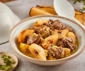 Tajine d'agneau aux coings