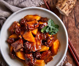 话梅山药炖排骨