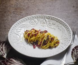 Tagliolini al radicchio rosso