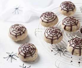 Mini spider cheesecake