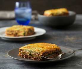 Zucchini lasagne