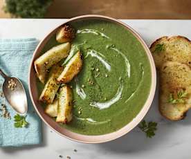 Vellutata agli spinaci