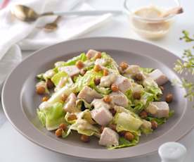 香蒜雞胸鷹嘴豆凱薩沙拉