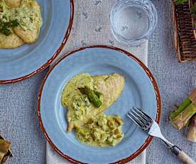 Scaloppine agli asparagi