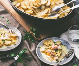 Baeckeoffe aux deux poissons