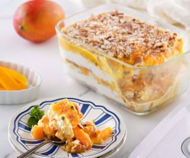 百香芒果椰奶派