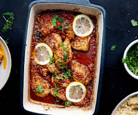 Pollo georgiano con bulgur